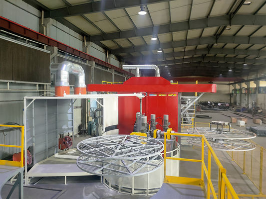 kupować Polyethylene Turret Rotational Molding Equipment PLC Control System 1000 Liters produkcja online