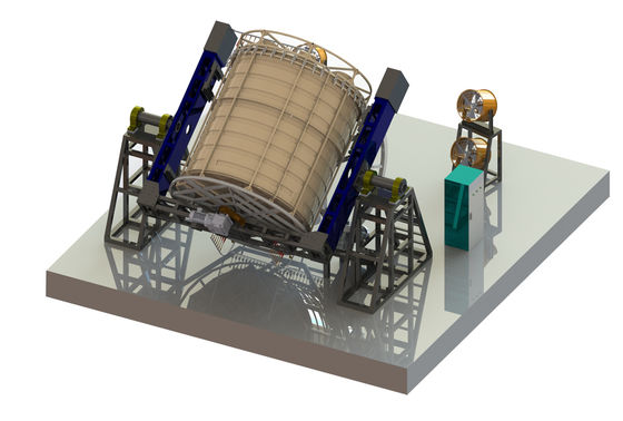 kupować Maszyna do formowania rotacyjnego Rock N Roll z systemem PLC, chłodzona wodą, w pełni automatyczna produkcja tworzyw sztucznych produkcja online