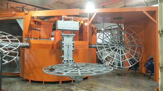 kupować Automatic forming machine controlled by PLC  Automatic Energy-Saving Rotational Moulding Machine with Two-Station Heating Chamber produkcja online