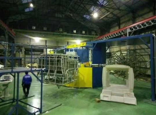 kupować Małe maszyny do formowania rotacyjnego z trzema ramionami z piecem energooszczędnym produkcja online