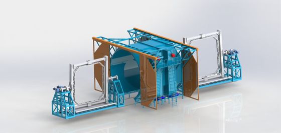 kupować Electric Shuttle Type Rotomolding Machine For Large Water Tower produkcja online