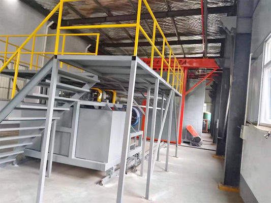 Całkowicie automatyczna maszyna do formowania rotacyjnego sterowana przez PLC Hollow Plastic Injection Molding Machine