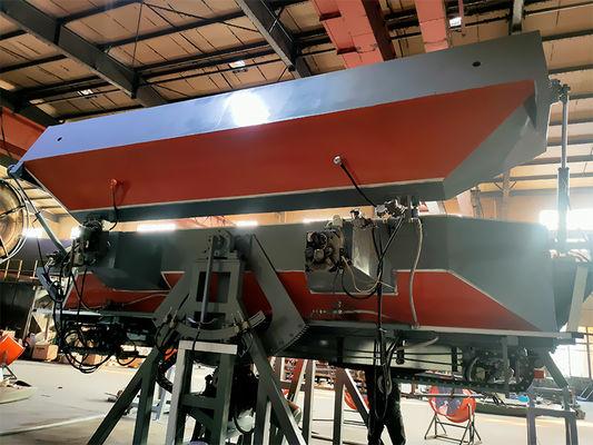 Electric Rock And Roll Rotomoulding Machine Hot Air Circulation